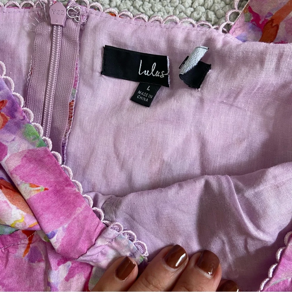 NWOT Adorable Presence Pink Floral Bustier Midi Dress With Pockets - Picture 4 of 10